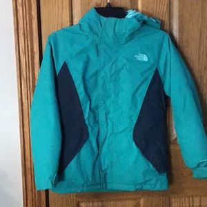 3 in 1 north face girls coat